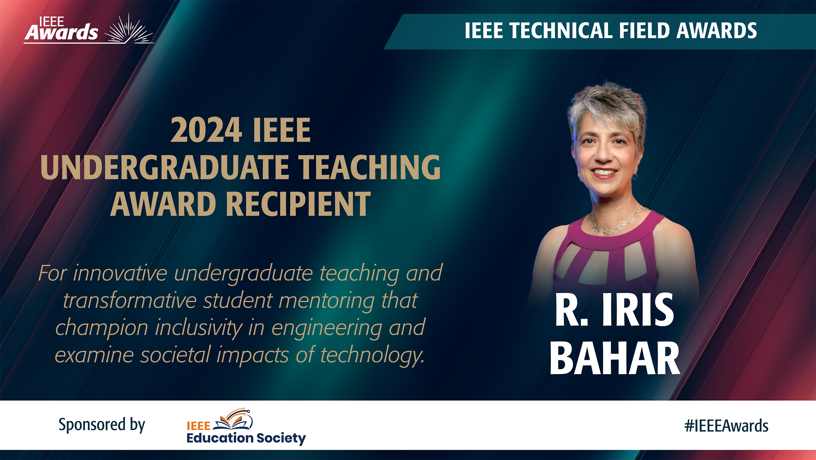 R. Iris Bahar Undergrad Teaching Award Recipient image