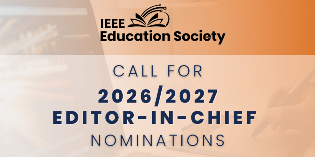 2026/2027 Call for Editor-in-Chief Nominations